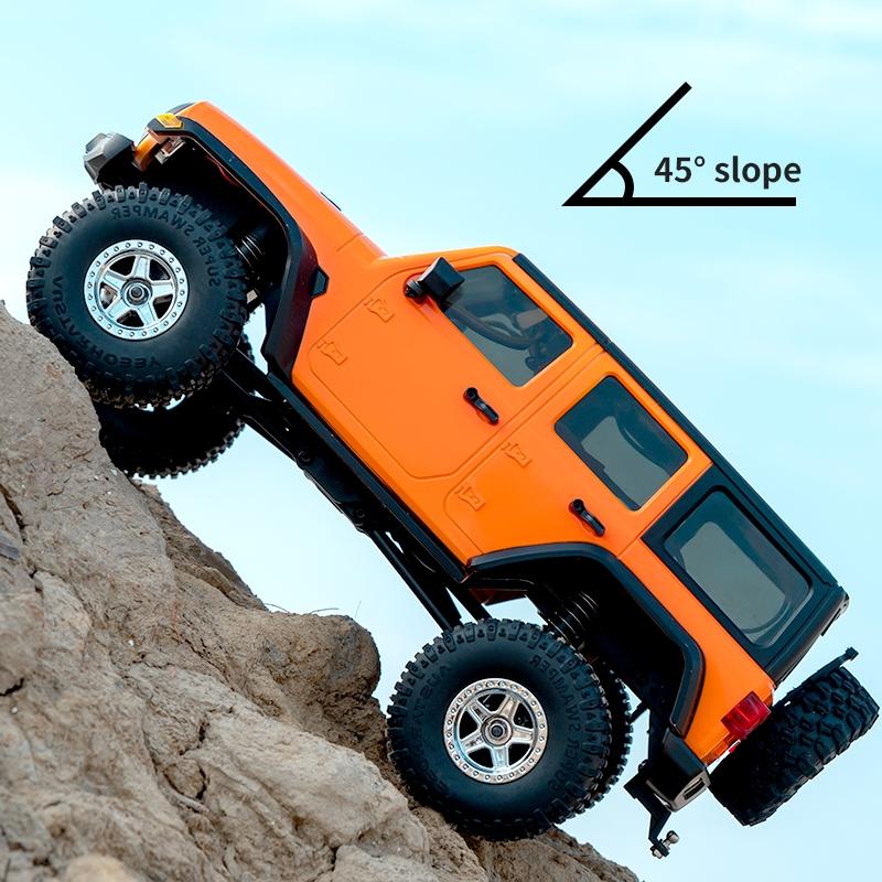 C8801 Off-Road Climbing RC Vehicle | 4WD Drive | Orange | 40-Min Control | 100M Range