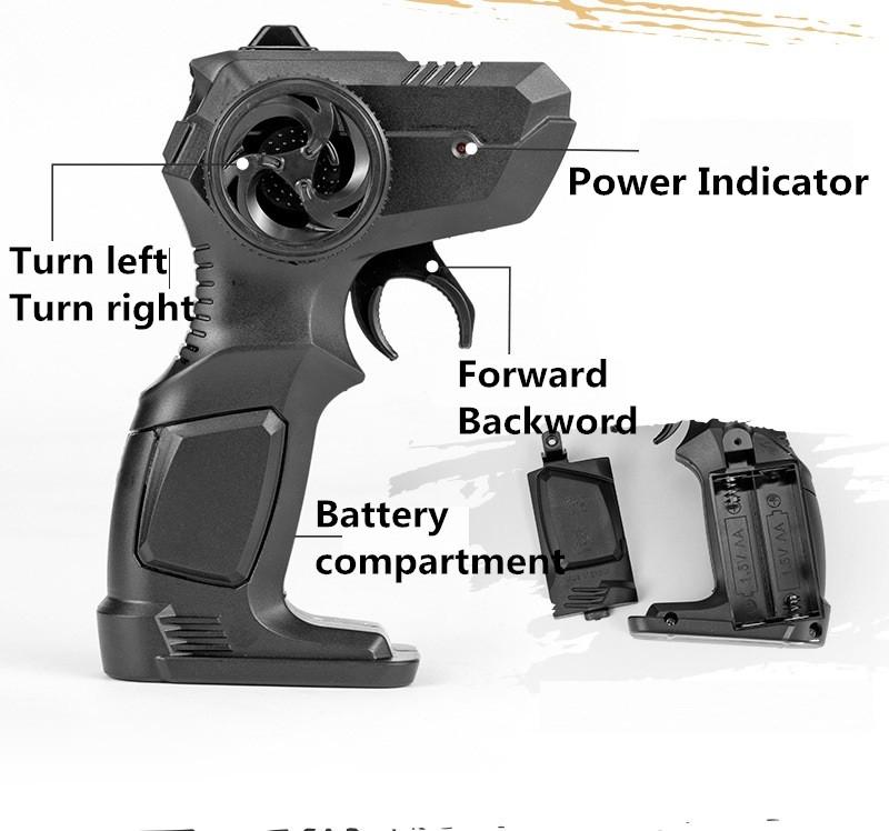 Bigfoot Rc Off-road Vehicle for Kids - 1:16 Scale - Black