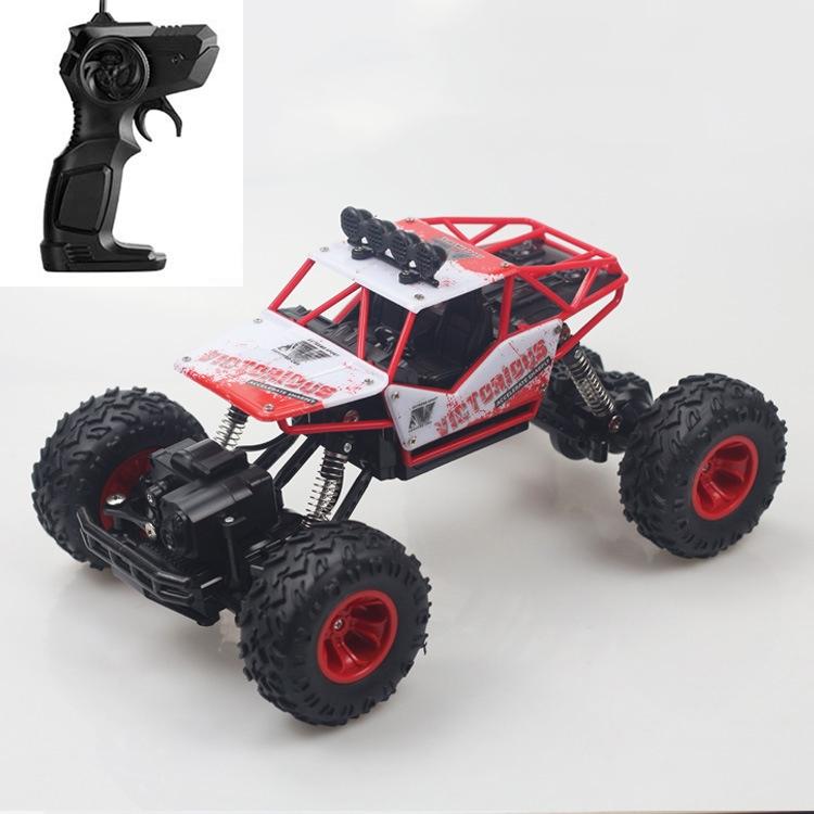 Large 1 16 Alloy Climbing Car - 28cm Remote Control Toy for Cross-country Adventures - Black