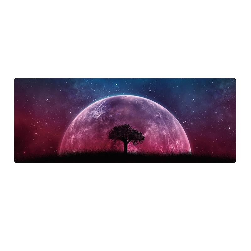 Spacious Mouse Pad For Desk - 5 Meteor Rain