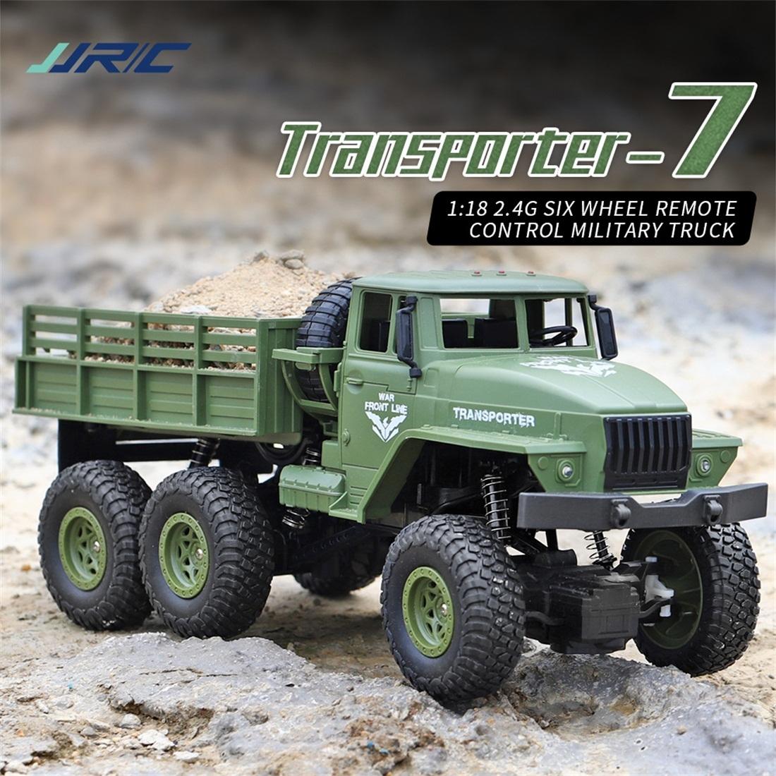 2.4ghz 4ch Remote Control Dongfeng 7 Six-wheeled Armor Truck Toy - Green