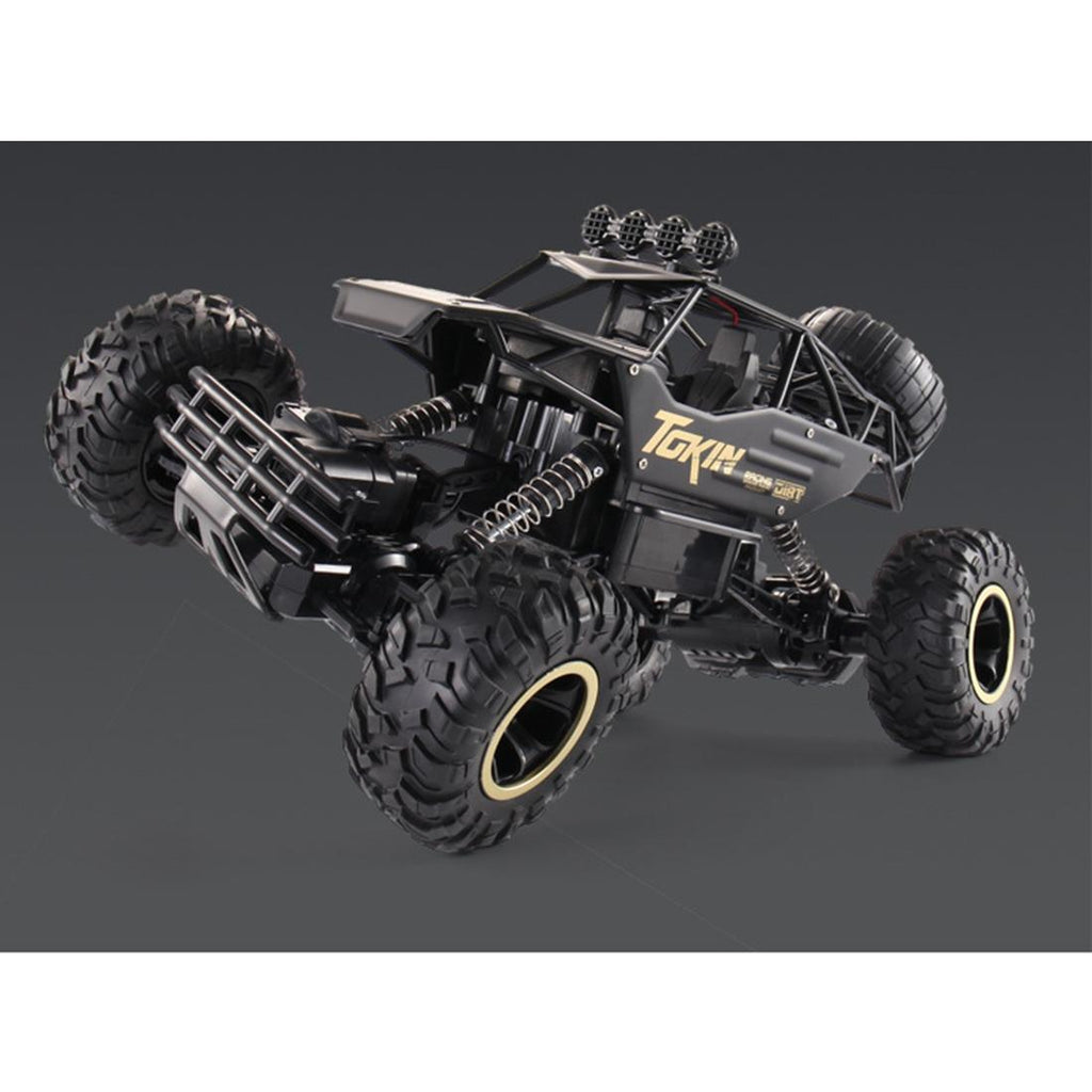 37cm Remote Control Bigfoot Climbing Car - 1 12 Alloy 4wd Cross-country Toy - Green