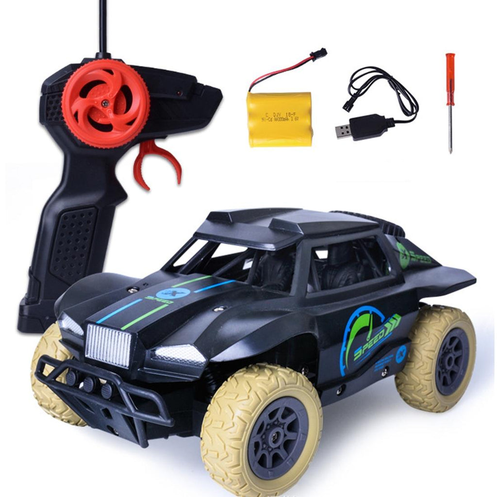 High Speed Off-road Drifting Toy Truck with 27mhz Remote Control for Kids - Green