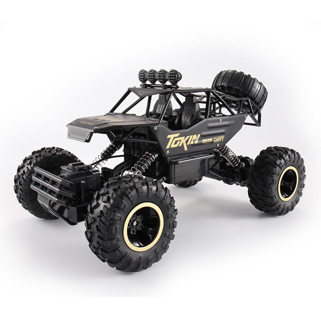 37cm Remote Control Bigfoot Climbing Car - 1 12 Alloy 4wd Cross-country Toy - Red