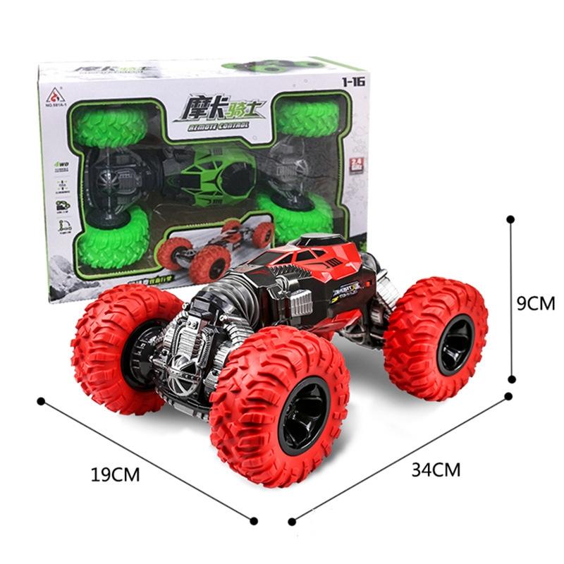33cm Red 2.4GHz Double‑Sided Twisted Off‑Road RC Toy Car – 4WD Climbing Remote Control Vehicle for Kids