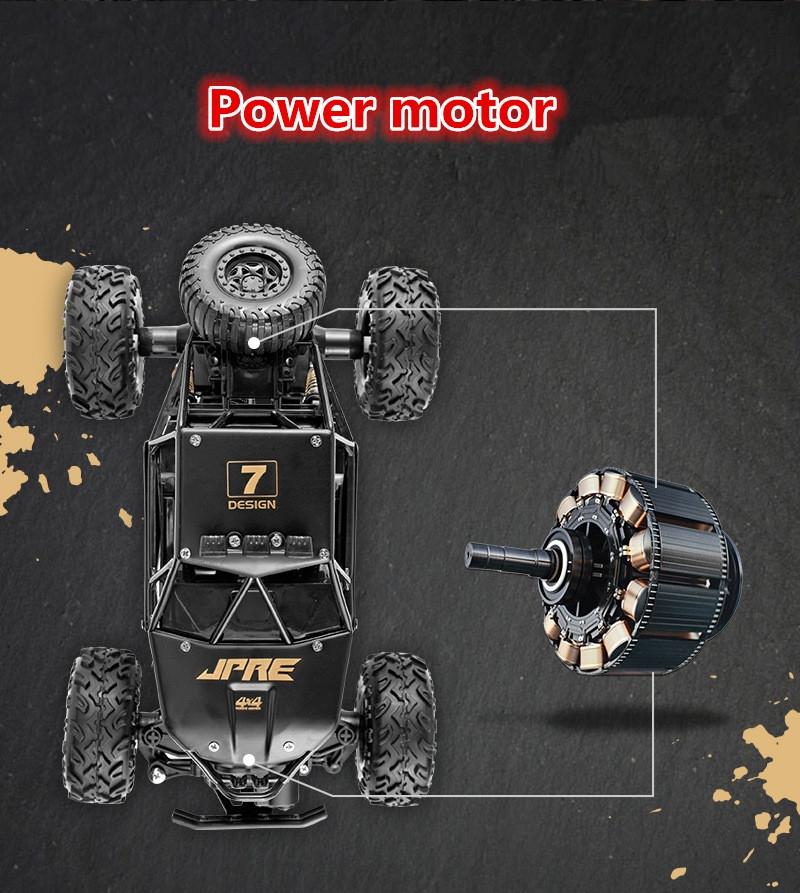 Bigfoot Rc Off-road Vehicle for Kids - 1:16 Scale - Silver
