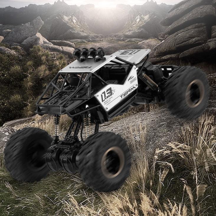Bigfoot Rc Off-road Vehicle for Kids - 1 16 Scale - Silver