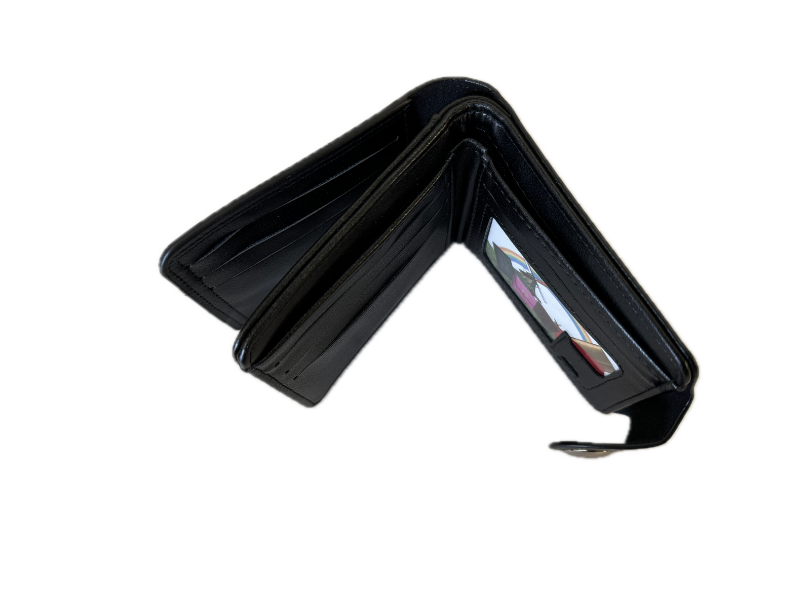 Souvenir Wallet Australia | Classic Kangaroo Design | Black Faux Leather | Compact and Stylish