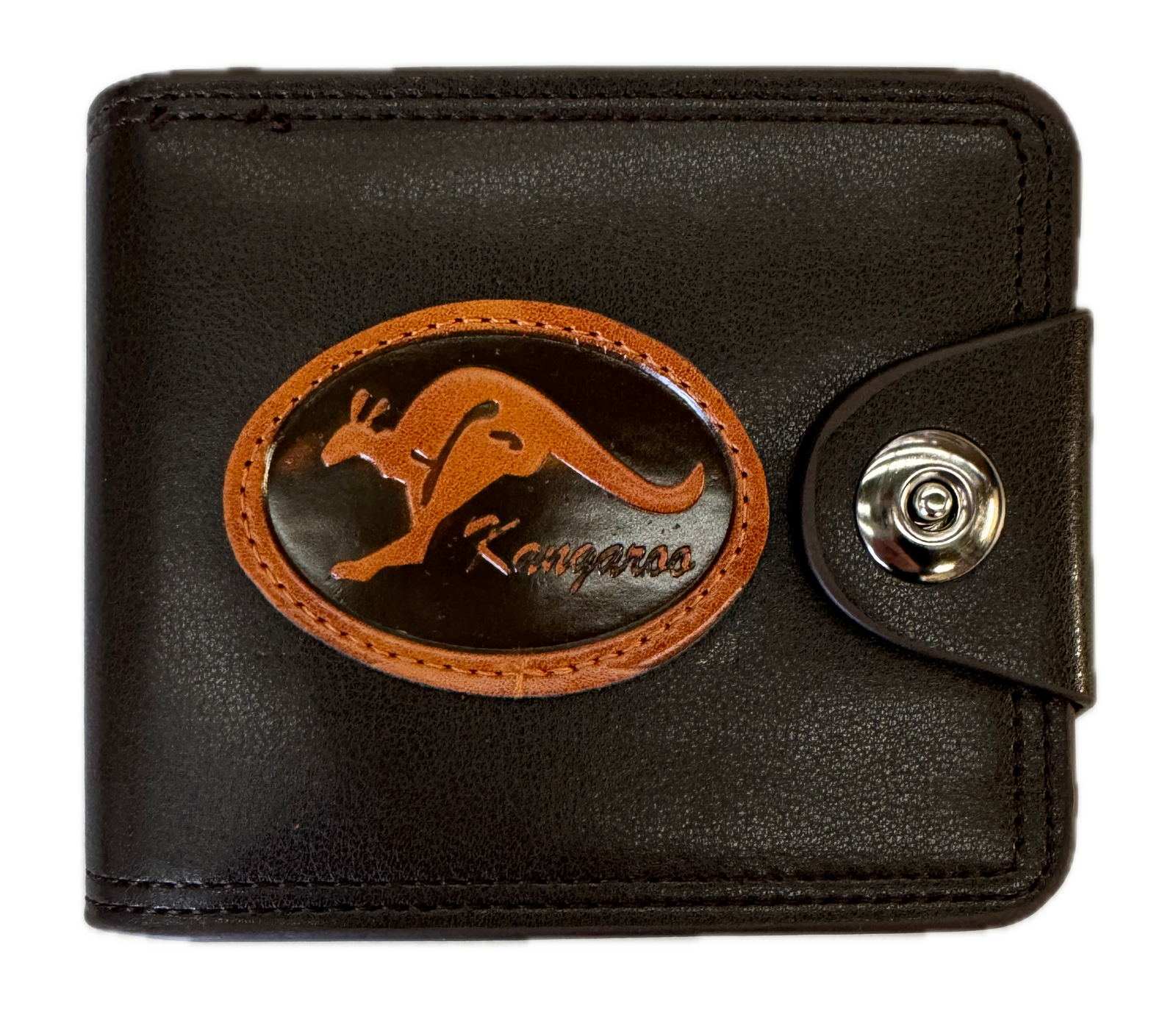 Souvenir Wallet Australia Classic Australian Kangaroo in Brown - Bens Market Place