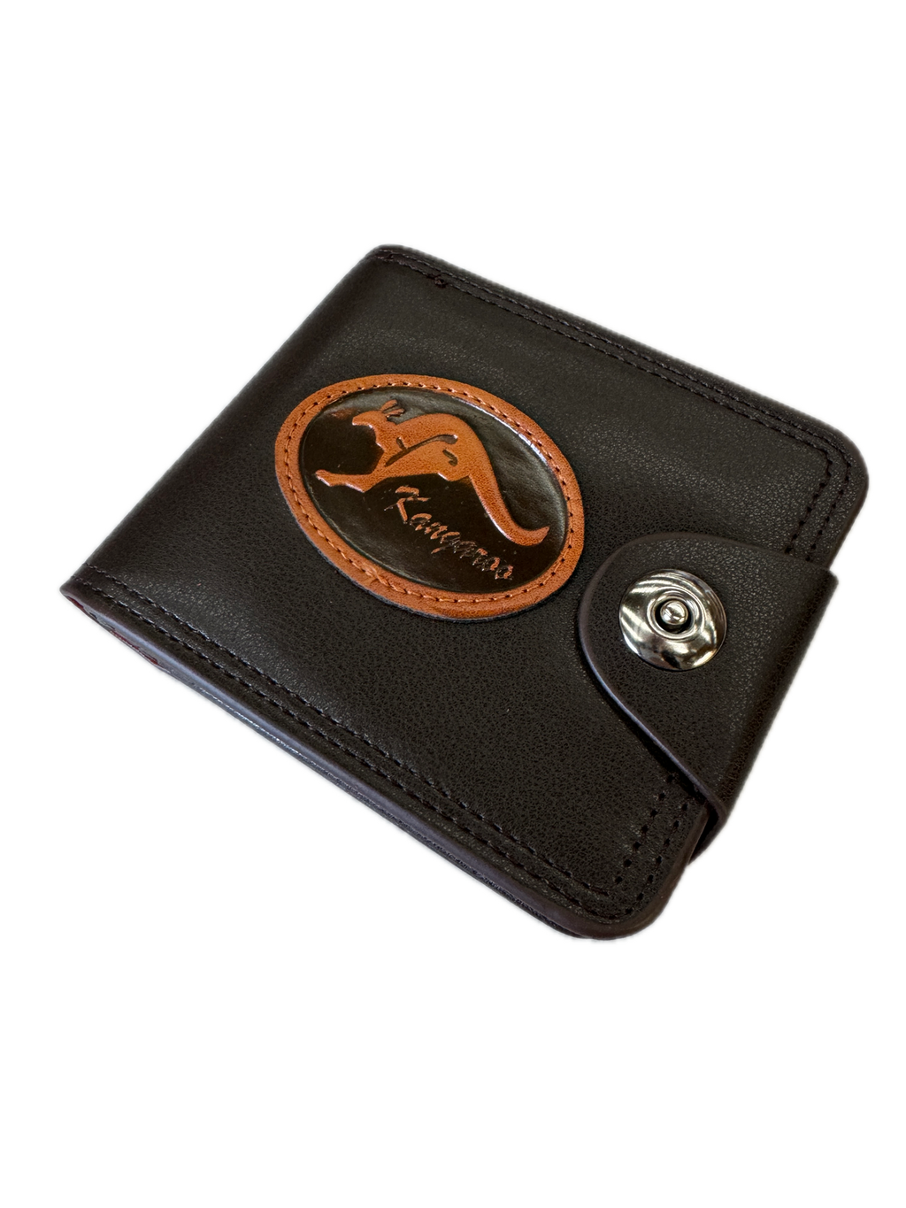 Souvenir Wallet Australia Classic Australian Kangaroo in Brown - Bens Market Place