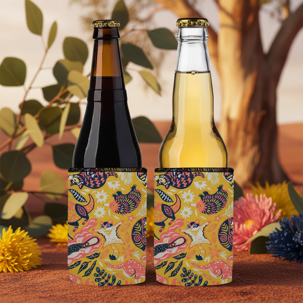 Aussie Crawl II Stubby Cooler 2-Pack | Neoprene | Aussie Design | Free Shipping