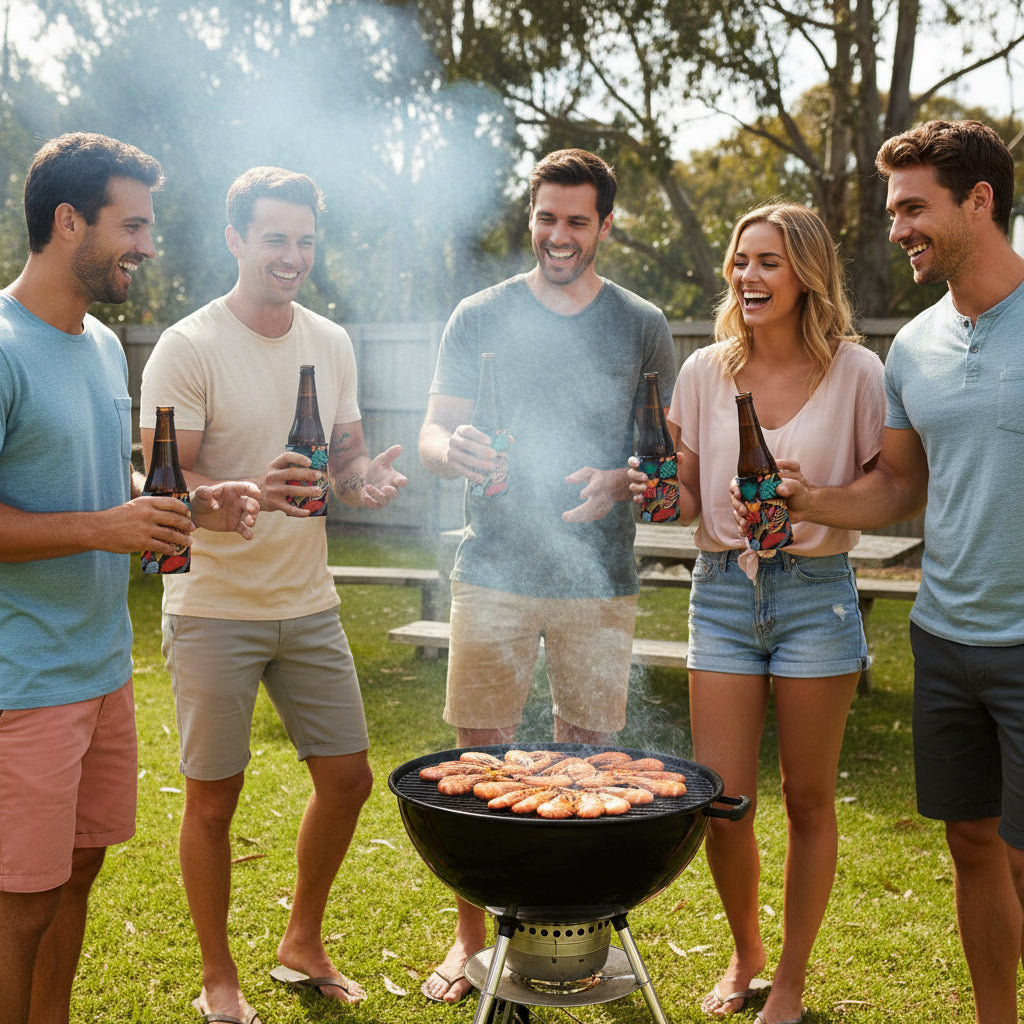 Australian Animals Stubby Cooler 2-Pack | Neoprene | Aussie Wildlife Design | Free Shipping