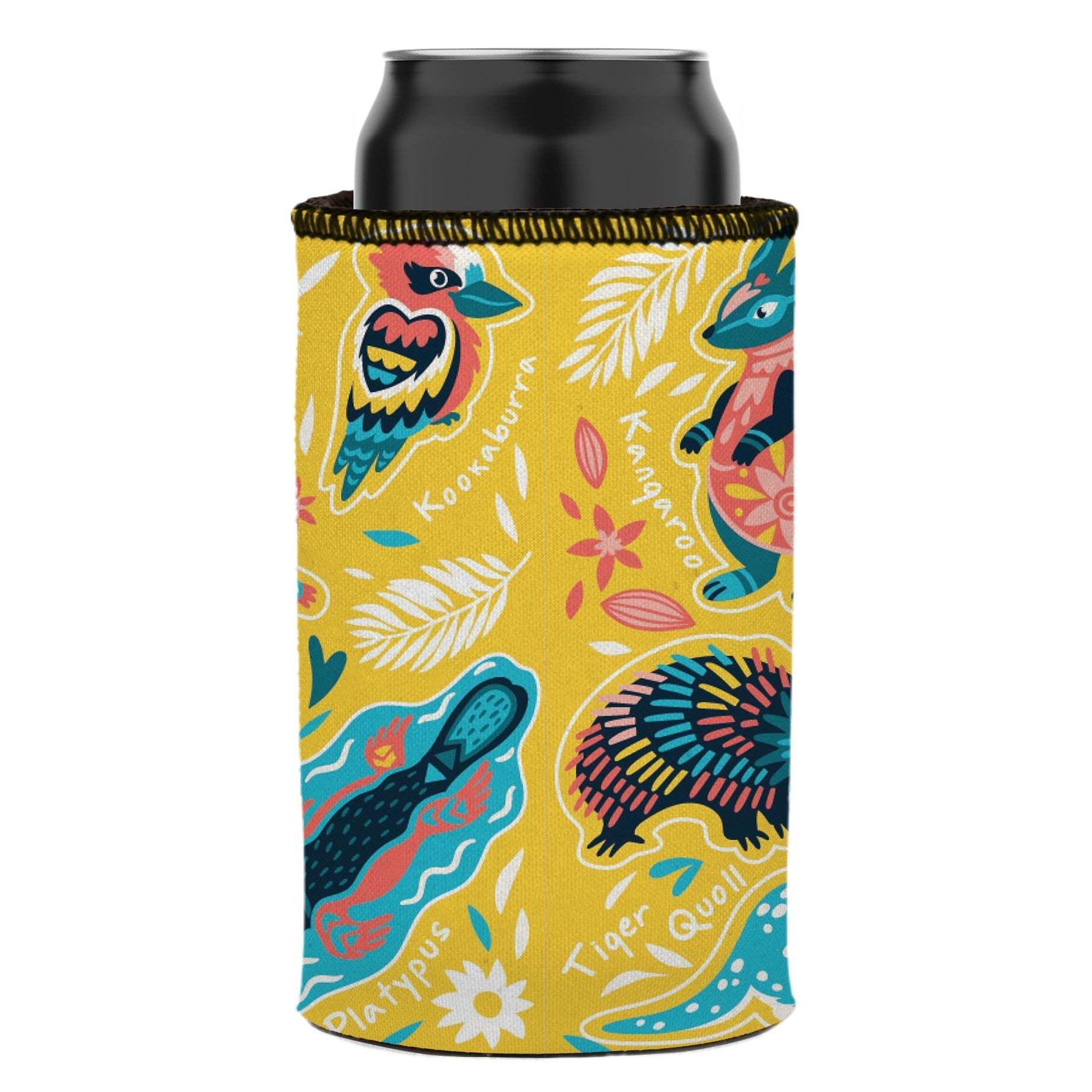 Australian Animals Stubby Cooler 2-Pack | Neoprene | Aussie Wildlife Design | Free Shipping