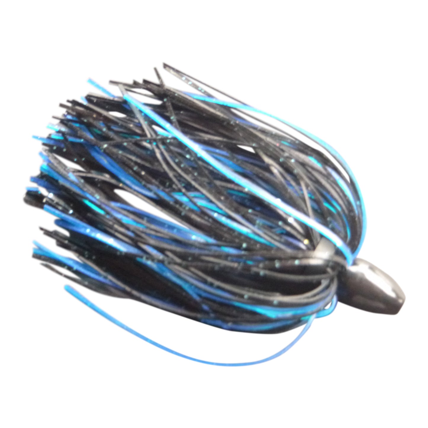 Vike 1 oz Skirted Microjig in Black Blue