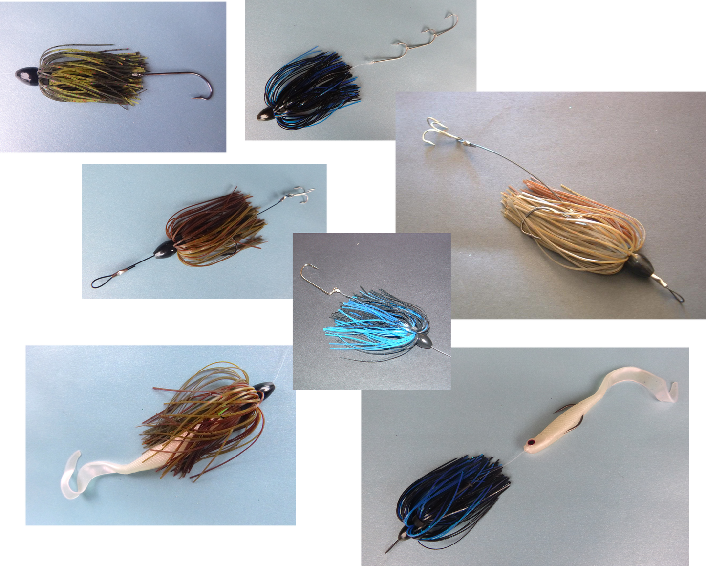 Vike 1 oz Skirted Microjig in Candy Craw