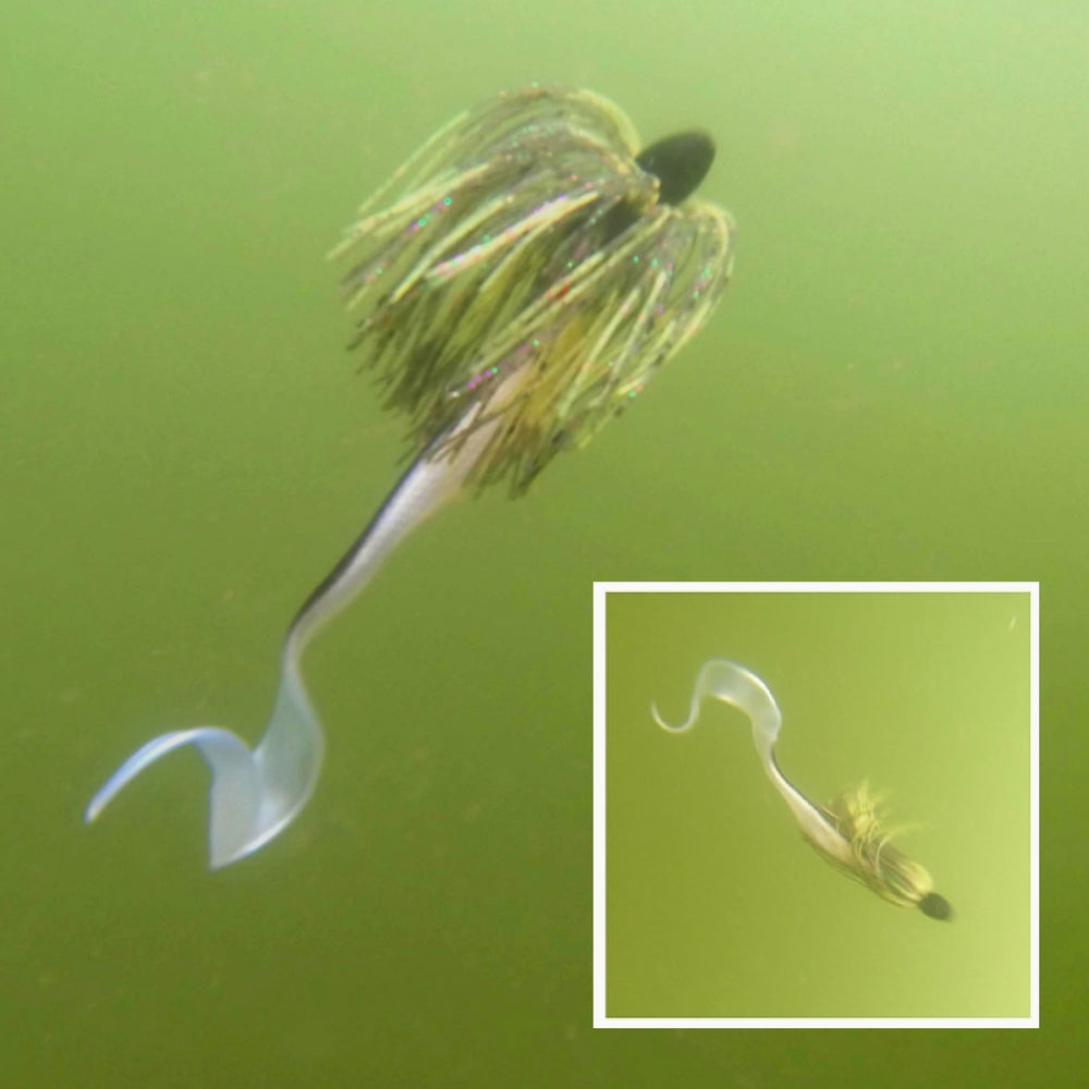 Vike 11/4 oz Skirted Microjig in Candy Craw