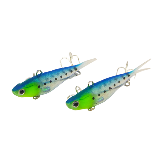 Swimerz 95mm Soft Vibe, Blue Water, 2 pack