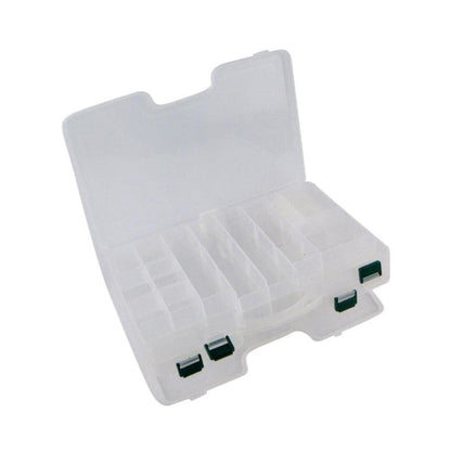 Rig Ezy 44 Compartment Double-sided Tackle Box. 295mmL x 210mmW x 6ommD