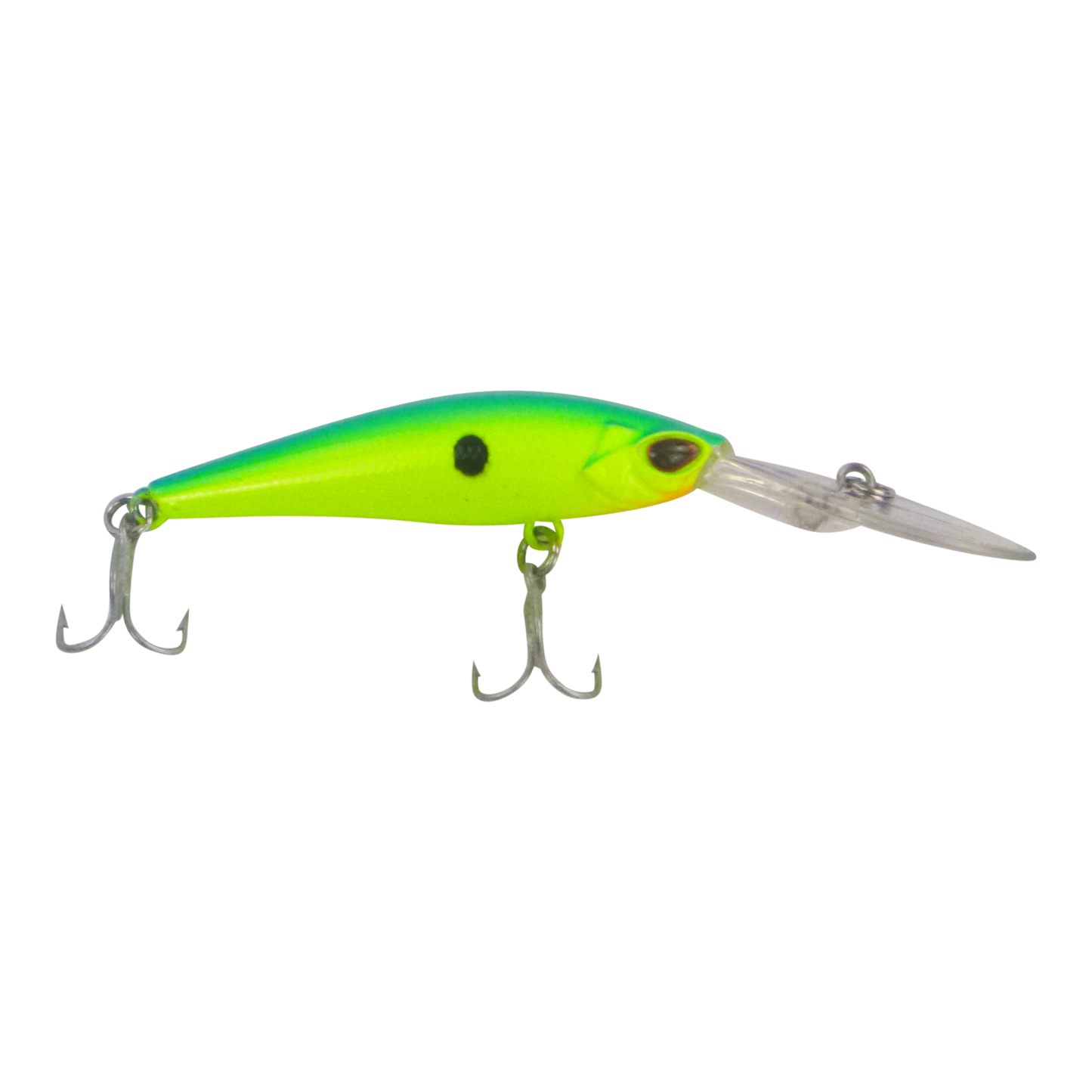 Finesse Wobbler Diving Lure, Ballistic Green, 90mm