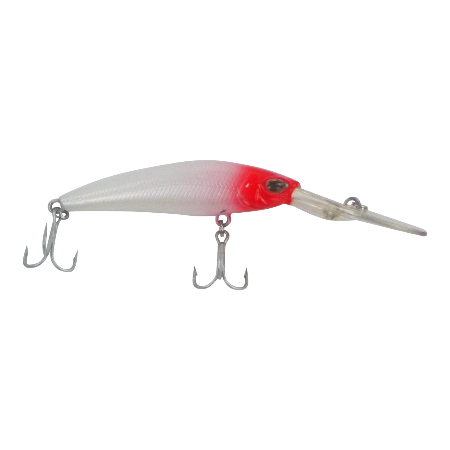 Finesse Wobbler Diving Lure, Red Head, 90mm