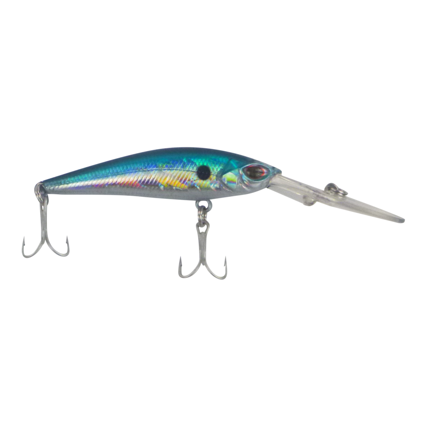 Finesse Wobbler Diving Lure, Silver Blue, 90mm