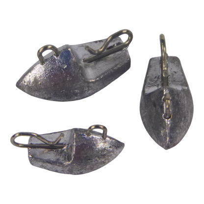 Swimerz 7gm Arrowhead Jig Head, 1/4oz, Lead, 15 pack