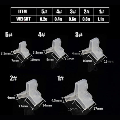 Rig Ezy Green Treble Cover, size #1, 15 pack