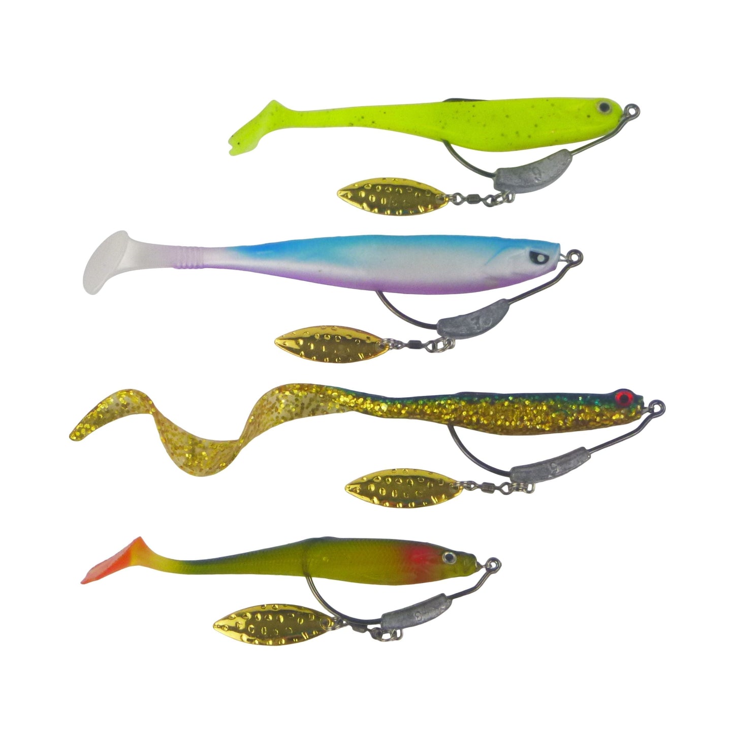 Swimerz 9gm Under Spin Blade Jig Heads, Size 4/0, 5 pack