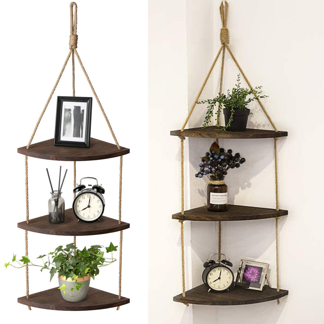 Bohemian Hanging Shelf Organizer