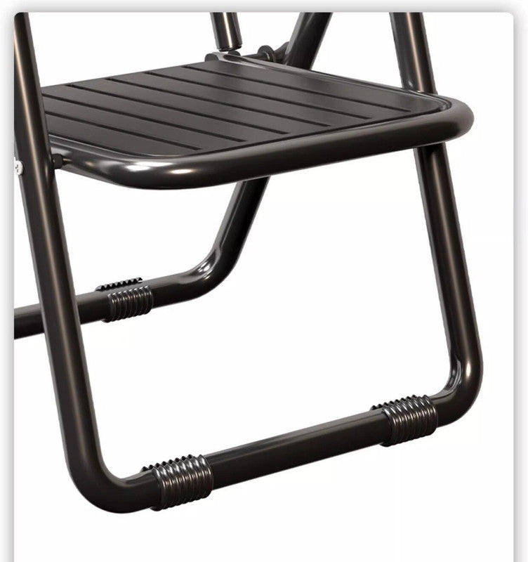 Coffee Portable Folding Chair - Outdoor Beach and Camping Recliner