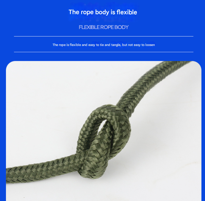 White Polyester (for home use) Without Wire Core Heavy Duty Adjustable Clothesline Set (2 Pack) - 15m Steel Wire Core Nylon Rope with Hooks for Outdoor & Camping