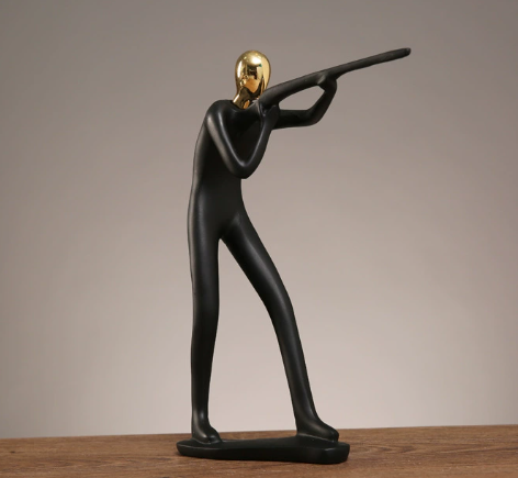 Collectible Sports Figurine Blind Box - Modern Resin Athlete Statue for Home Office Decor