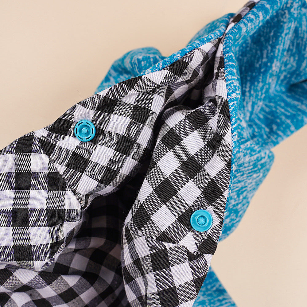 Dark blue Pet Carrier Backpack - Comfortable Shoulder Bag for Cats and Dogs, Ideal for Outdoor Use in Autumn and Winter