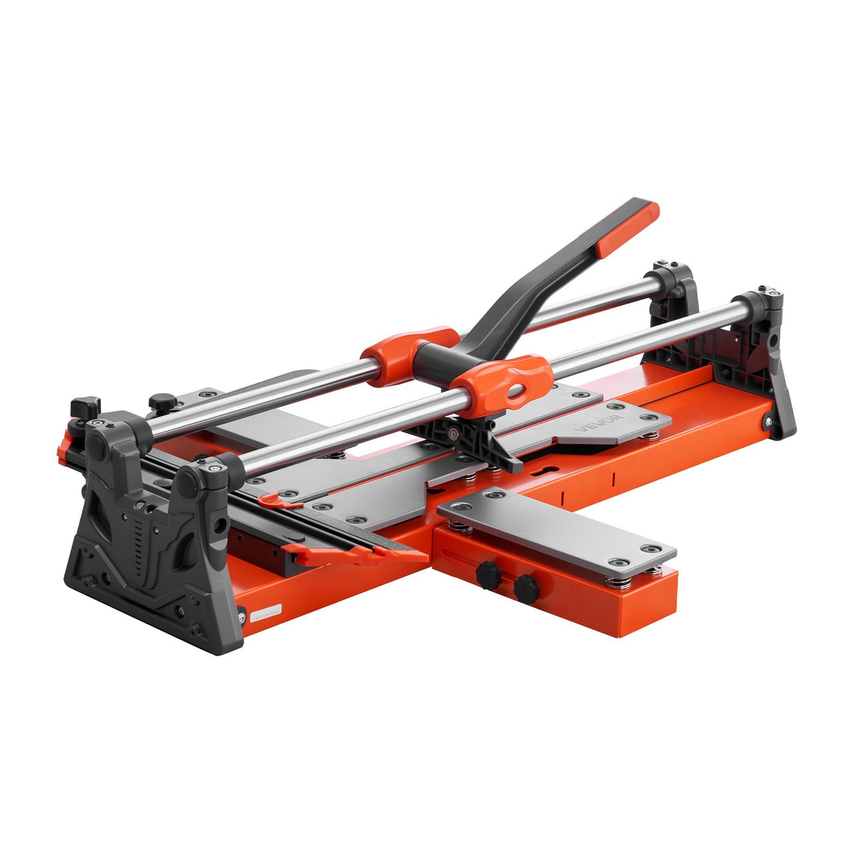 600 mm Manual Tile Cutter, Upgraded Sliding Head Cutting Tool with Spring-Loaded Base, Angle Fence, Tungsten Carbide Cutting Wheel, Alignment Guide, for DIY Pros, Ceramic, Floor & Wall Tiles