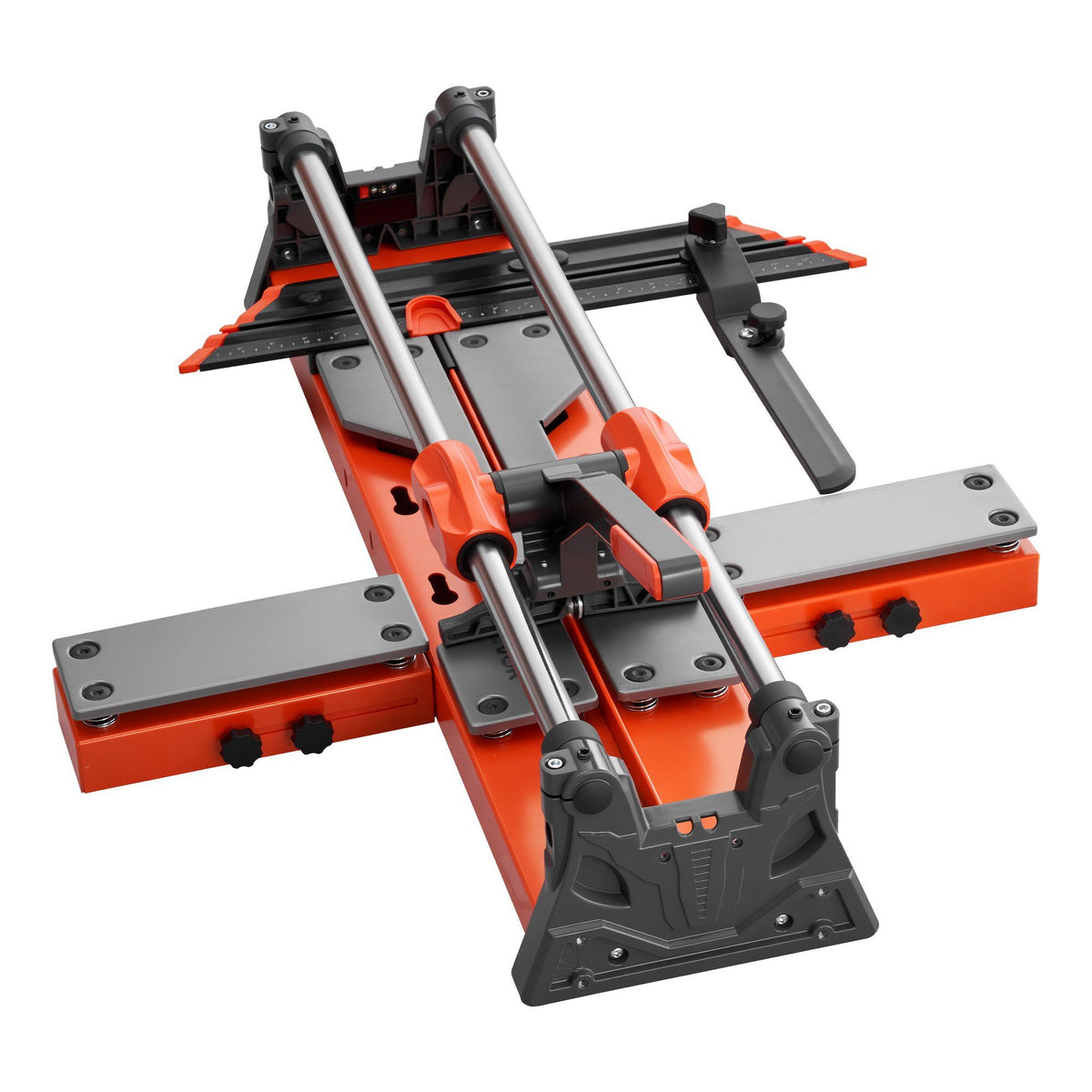 600 mm Manual Tile Cutter, Upgraded Sliding Head Cutting Tool with Spring-Loaded Base, Angle Fence, Tungsten Carbide Cutting Wheel, Alignment Guide, for DIY Pros, Ceramic, Floor & Wall Tiles