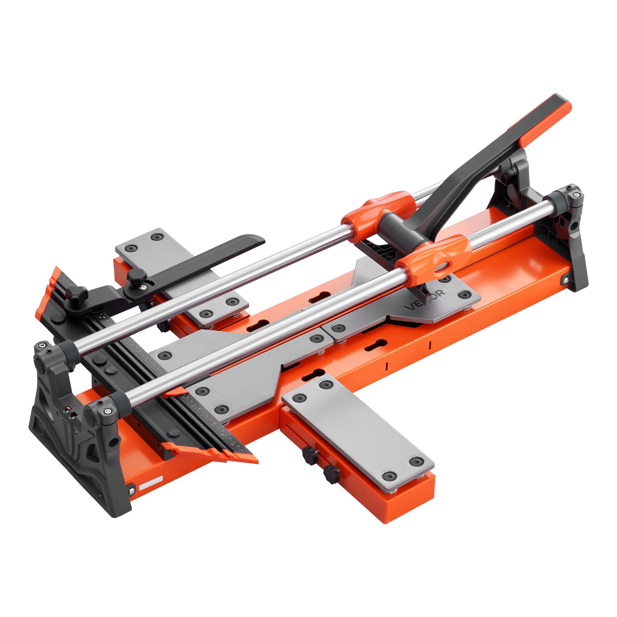 600 mm Manual Tile Cutter, Upgraded Sliding Head Cutting Tool with Spring-Loaded Base, Angle Fence, Tungsten Carbide Cutting Wheel, Alignment Guide, for DIY Pros, Ceramic, Floor & Wall Tiles
