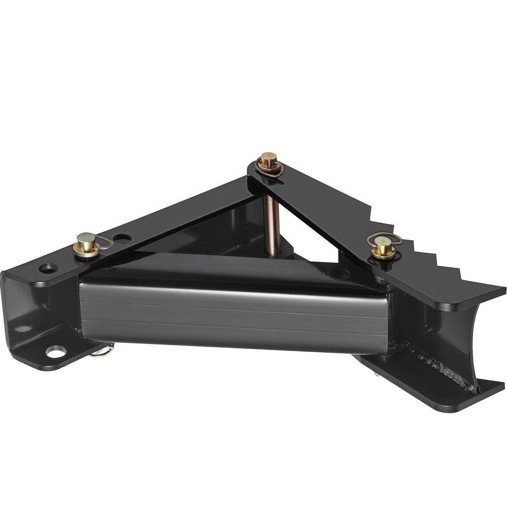 45.7 cm Backhoe Thumb, 12 mm Teeth Thickness Heavy Duty Excavator Thumb, Black Steel Weld On Thumb Attachments with 12mm Bolt-On Design Adjustable Mechanical Thumb for Backhoe/Excavator