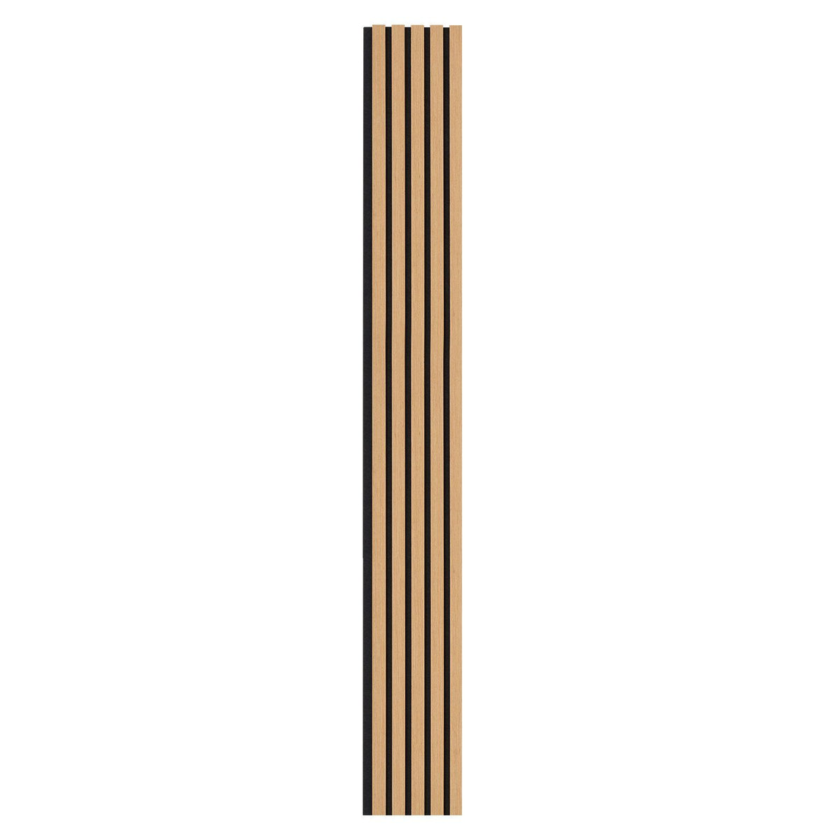 Wood Slat Acoustic Panels, 7.9 x 94.5 inch, MDF Accent Wooden Wall Panels for Modern Interior Wall Decor, Faux Wood Wall Board Panels for Noise Reduction, Light Oak