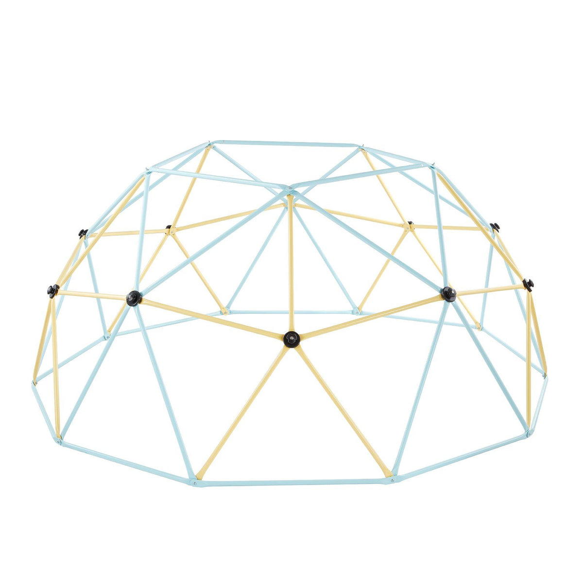 Climbing Dome, 305cm Geometric Dome Climber, 453kg Loading Jungle Gym Playground with 2 Basketballs & Octopus Net, Easy-Assembly Outdoor Backyard Climbing Equipment for Kids 3 to 10 Years Old