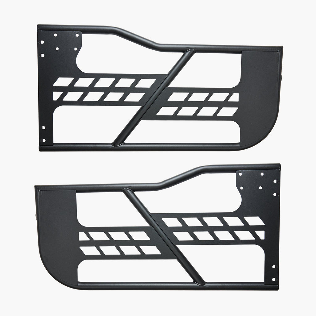 Jeep Tube Doors, 2-Door, Hunting Style Jeep Tubular Door with Heavy-Duty Hinges & OE Latch, Jeep Doors with Rubber Pads & Toughened Steel Tube, Fit for 2007-2018 Jeep Wrangler JK