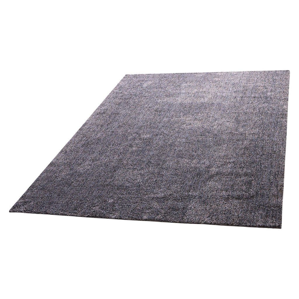 Indoor Plush Area Rugs, 2.44 x 3.05m Plush Carpet, Area Rugs Furry with Long Plushs Pile, Thick & Durable High-Pile Rug for High-Traffic Areas, Non-Shedding & Non-Slip Backing, Blue-Gray