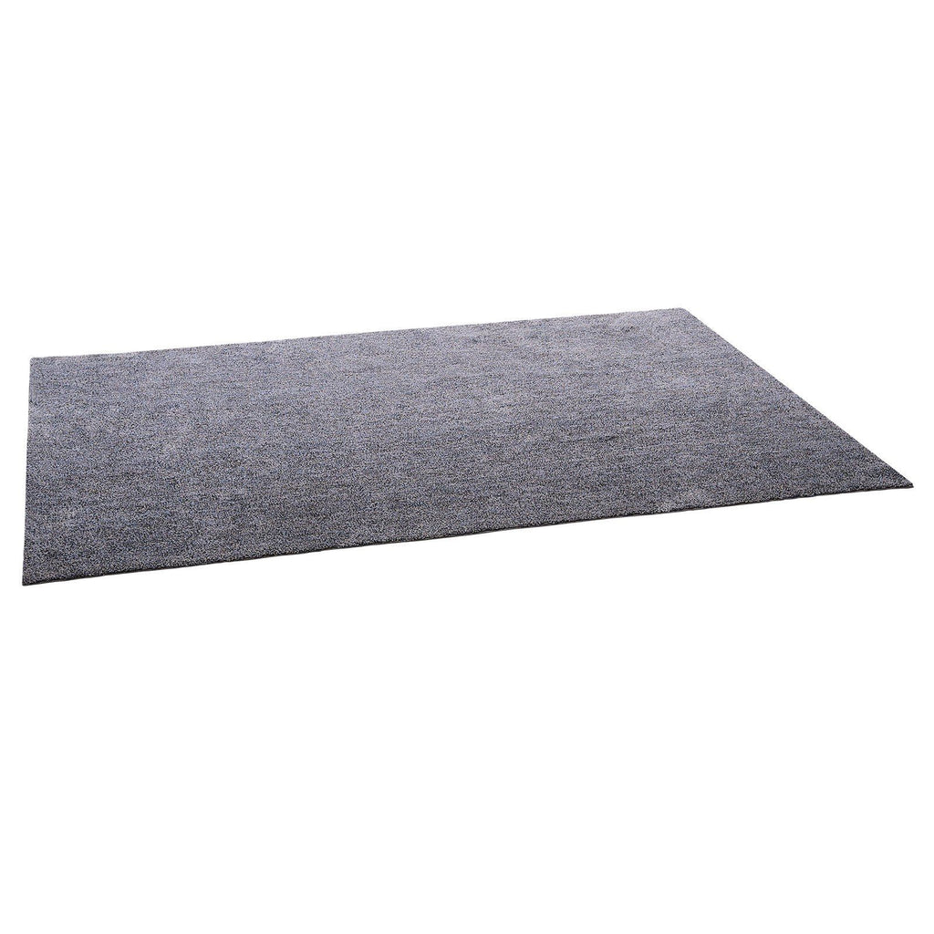 Indoor Plush Area Rugs, 2.44 x 3.05m Plush Carpet, Area Rugs Furry with Long Plushs Pile, Thick & Durable High-Pile Rug for High-Traffic Areas, Non-Shedding & Non-Slip Backing, Blue-Gray