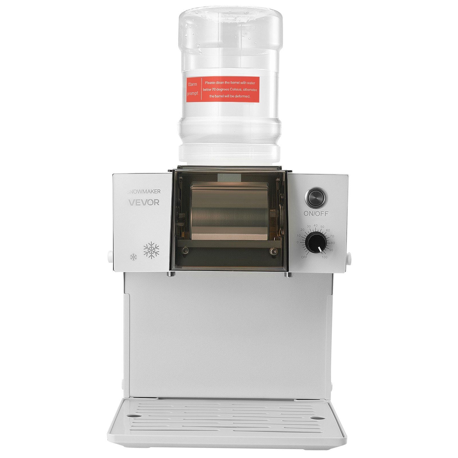 Snowflake Ice Machine, 60KG/24H Snowflake Ice Maker, Ice-Shaver Machine with Stainless Steel Blade, Electric Snow Cone Maker with 1.8L Tank, 90S Fast Pre-Cooling, for Home & Small Gatherings