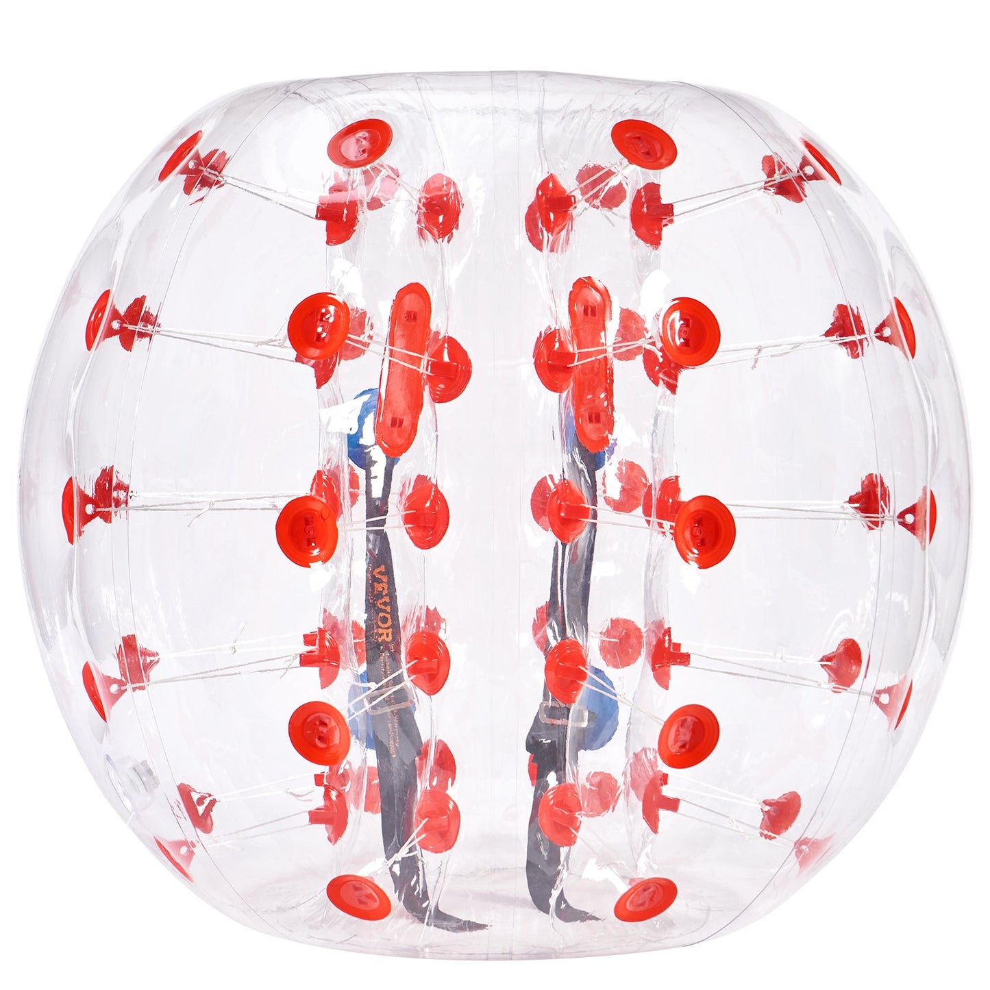 VEVOR Inflatable Bumper Ball 1-Pack, 4FT/1.2M Body Sumo Zorb Balls for Teen & Adult, 0.8mm Thick PVC Human Hamster Bubble Balls for Outdoor Team Gaming Play, Bumper Bopper Toys for Garden, Yard, Park