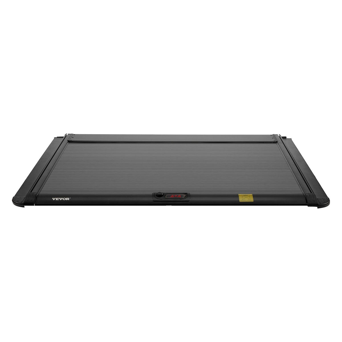Retractable Tonneau Cover, 5.5 ft Retractable Tonneau Cover with Built-in Drainage Pipe for 2021-2024 Toyota Tundra Crew Cab w/ Deck Rail System , Hard Tonneau Cover with Double-Lock & T-Slot