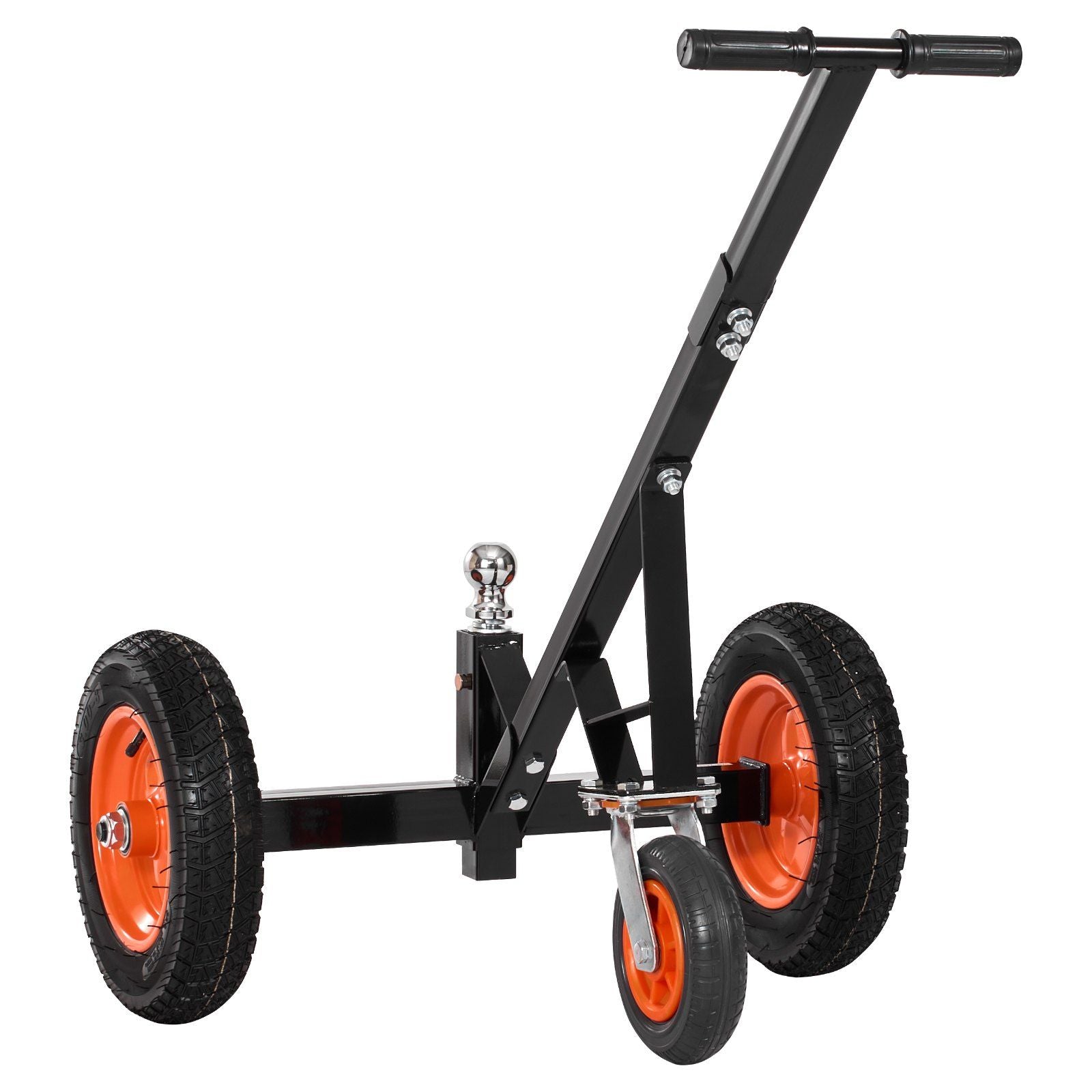 Trailer Dolly, 1000lbs Tongue Weight Capacity, Carbon Steel Trailer Mover with 2 inch Ball, 14 inch Pneumatic Tires, Portable Tow Dolly for Moving RV Trailer