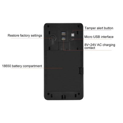 Smart Wifi Video Doorbell With Night Vision & Pir Detection - Silver-1915196600532209672