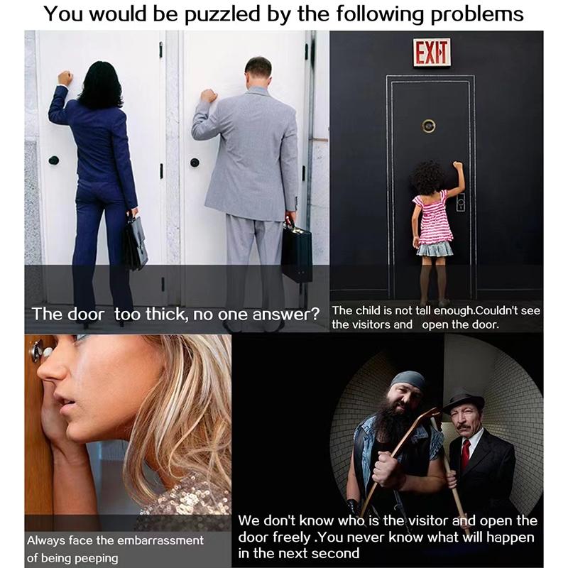 Waterproof 4.3 Digital Door Viewer With Ip55 Screen-1915197523165843462