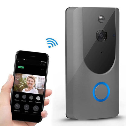 Smart Wifi Video Doorbell With Night Vision - Remote Monitoring-1915196544722800641