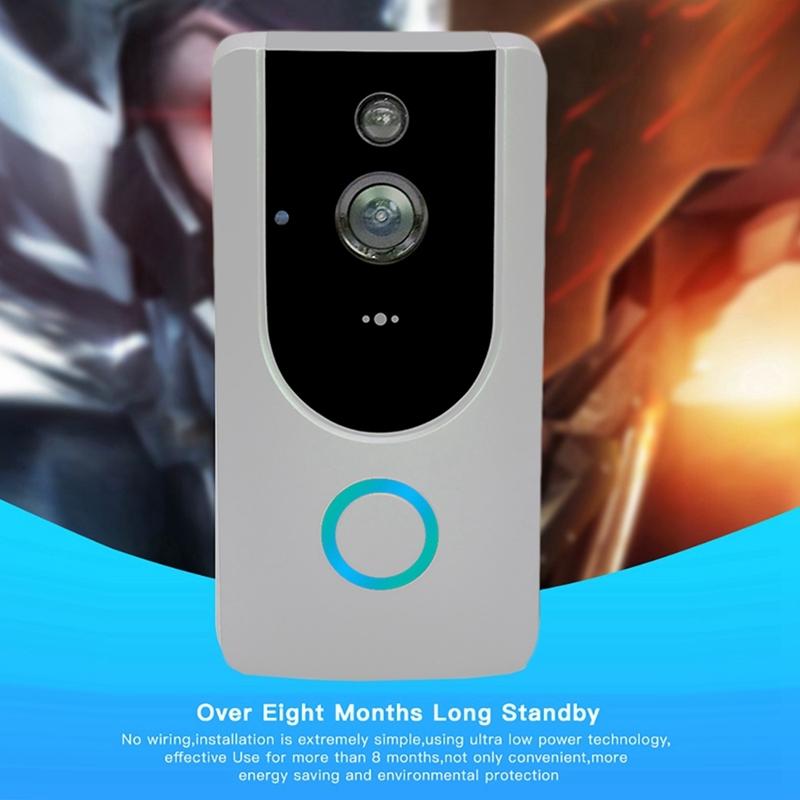 Smart Wifi Video Doorbell With Night Vision - Remote Monitoring-1915196544722800643
